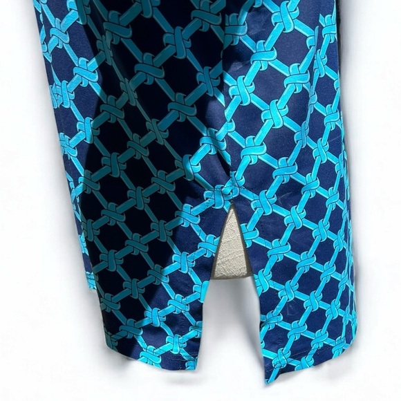 🌻 Lulu-B Blue Medallion Tunic Top Size Small - Picture 4 of 7